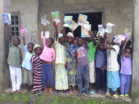 Educational support to children in kimbi